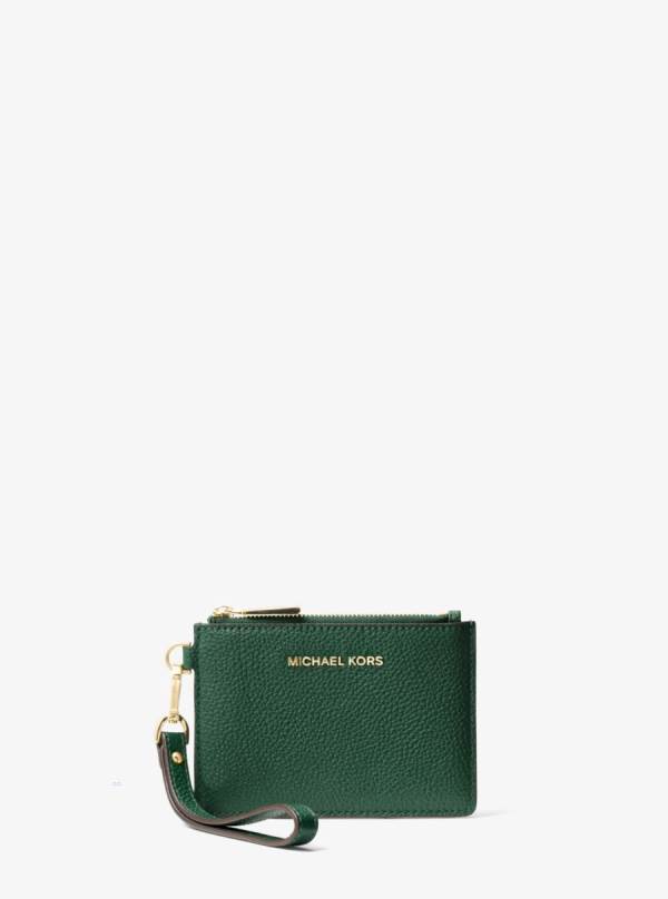 Damske Penazenky Michael Kors Leather Coin Purse Olivovo Zelená - Doplnky Michael Kors Levně | NXAVO-1953